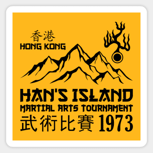 Mod.12 Enter the Dragon Han's Island Sticker